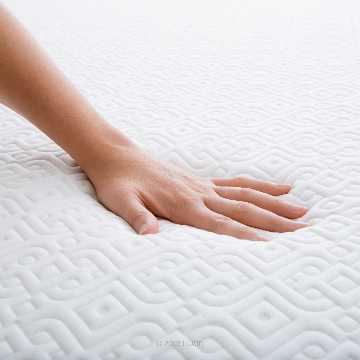 LUCID 6 Inch Memory Foam Mattress - Dual-Layered - CertiPUR-US
