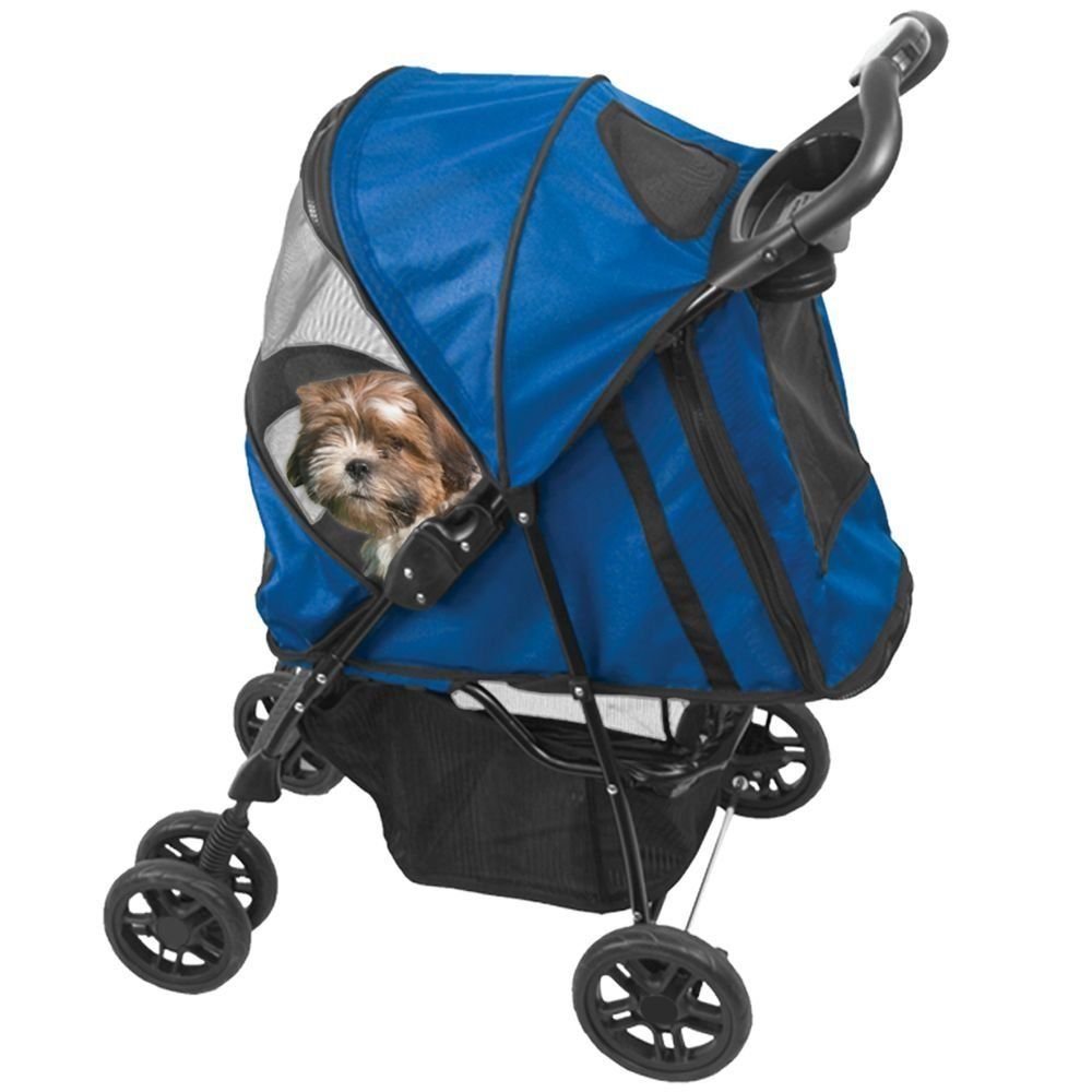 Pet Gear Happy Trails Pet Stroller for Cats/Dogs, Easy OneHand Fold