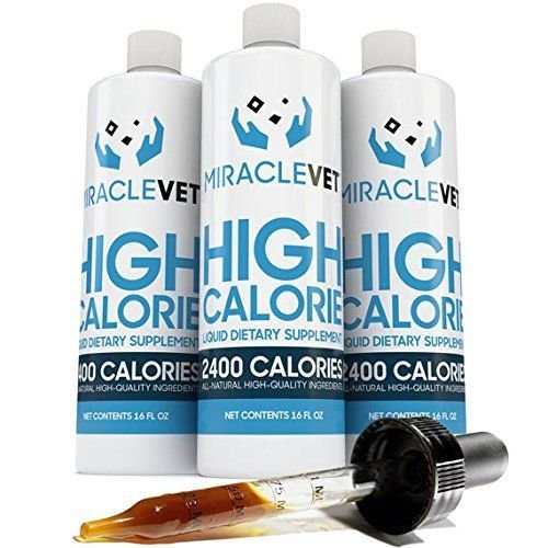 Dog weight gain supplement — 1/2 gallon of Miracle Vet™ 9,600 calories