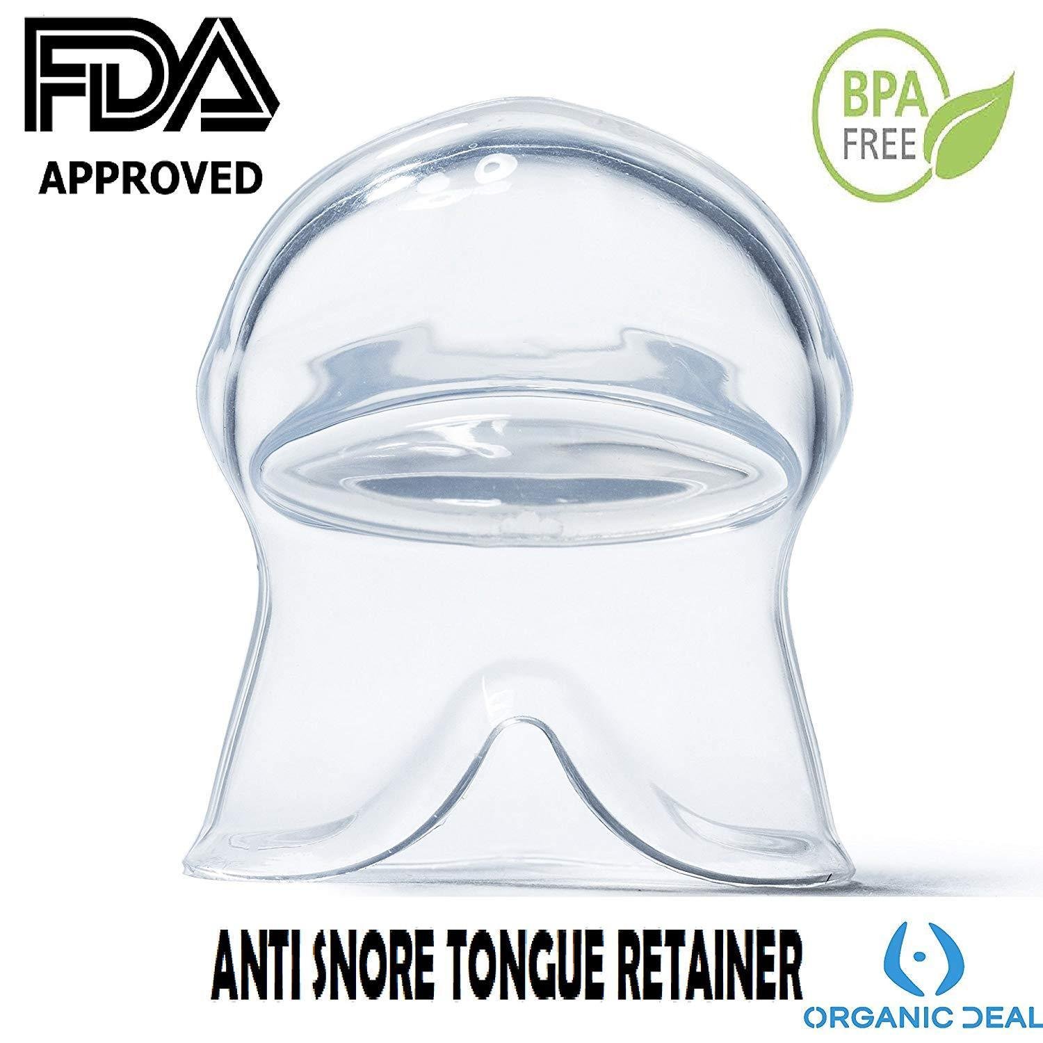 ANTI SNORING MOUTHPIECE TONGUE RETAINER HELPS TO REDUCE SNORING! Get a