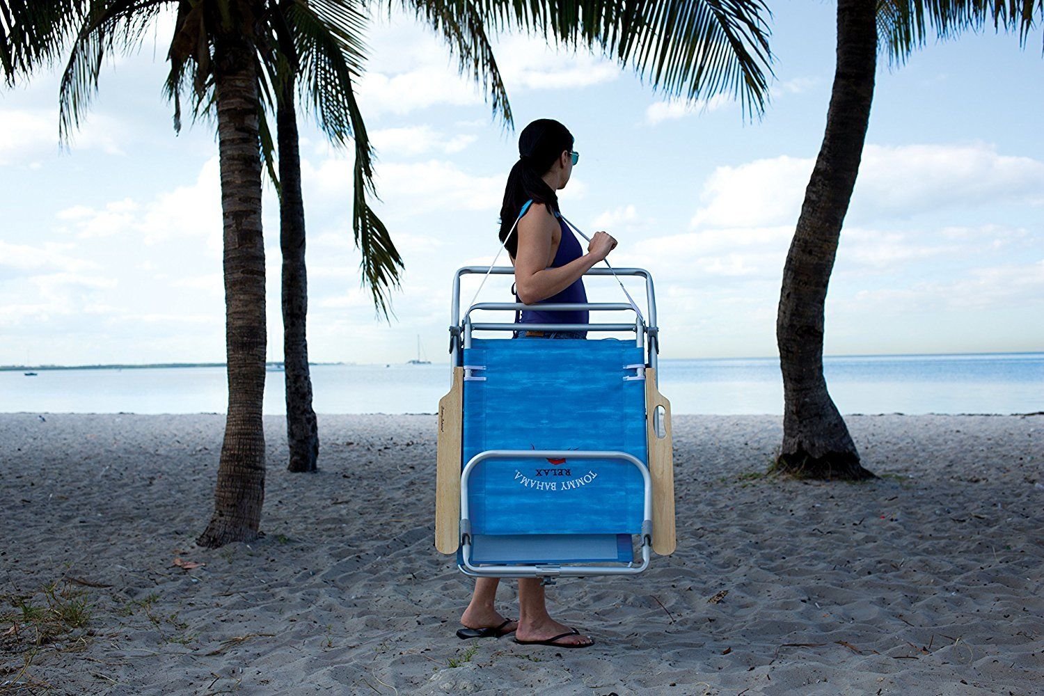 Tommy Bahama The Big Kahuna Beach Chair Blue