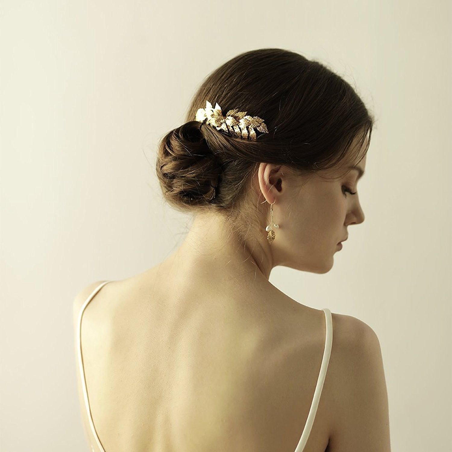 Greek Olive Leaf Hair Side Combs Bridal Hair Clip Wedding Headband