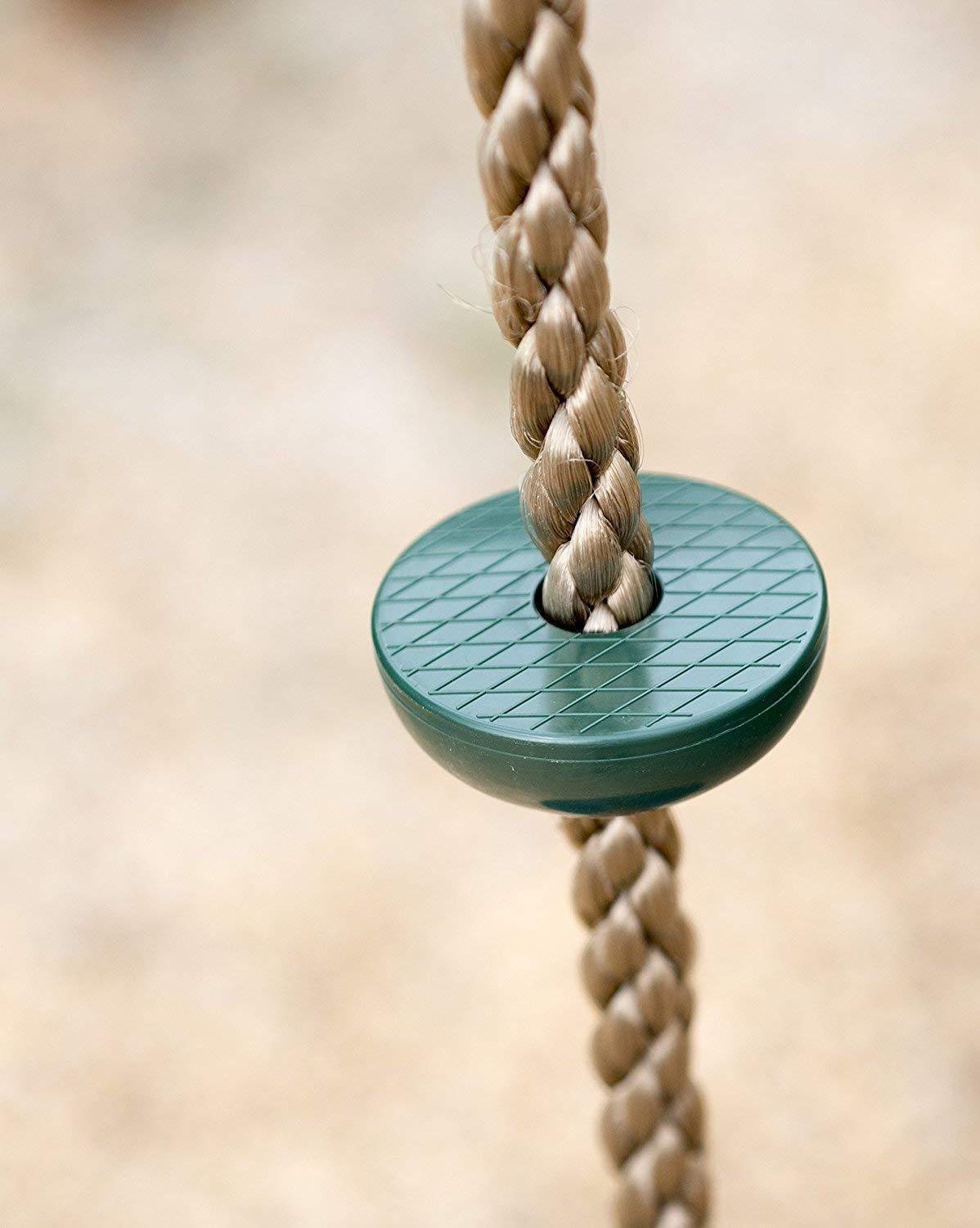 Squirrel Products Climbing Rope with Disc Swing