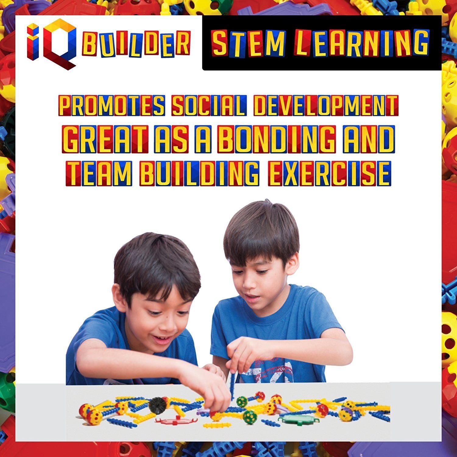 IQ BUILDER STEM Learning Toys | Creative Construction Engineering | Fun ...