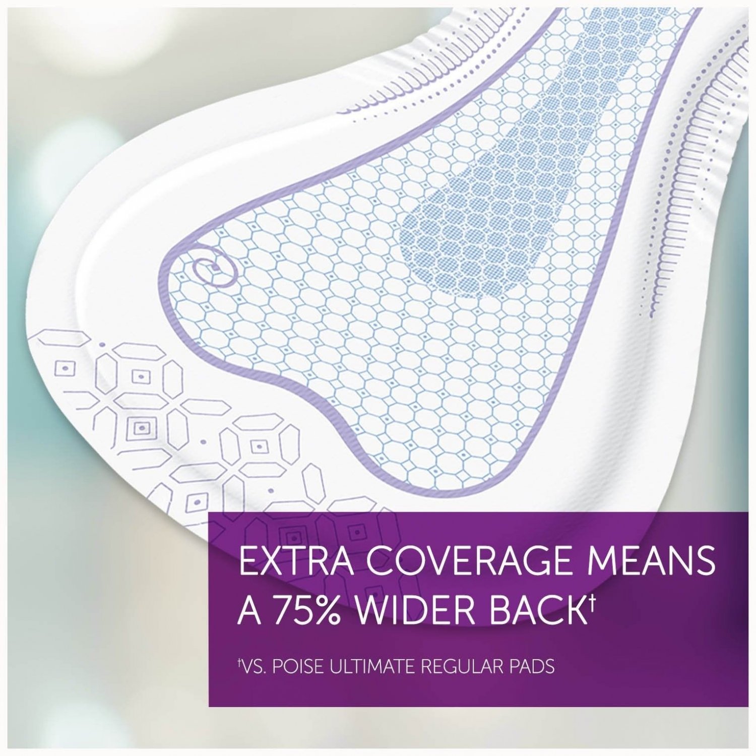 Poise Overnight Incontinence Pads Ultimate Absorbency Extra Coverage