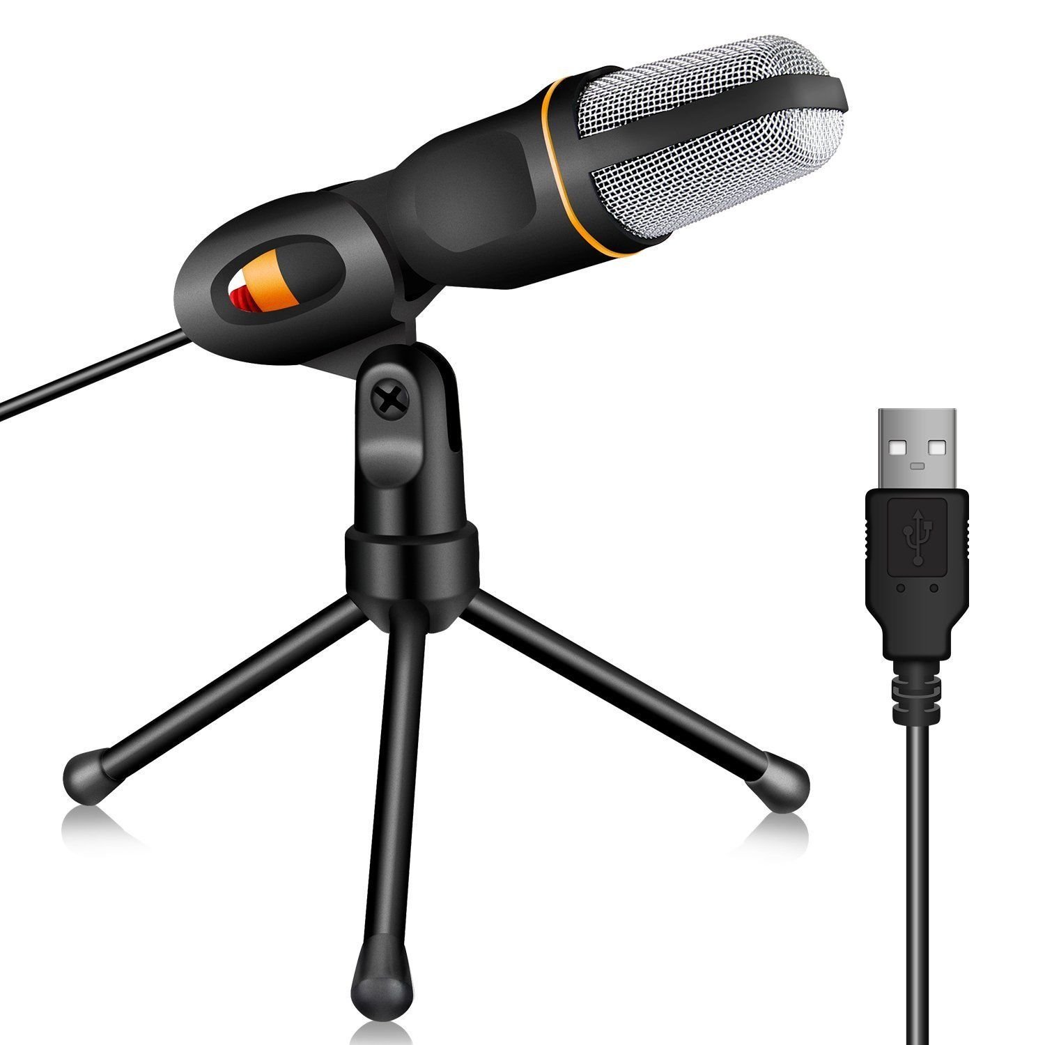 TONOR PC Microphone USB Computer Condenser Studio Mic Plug & Play with