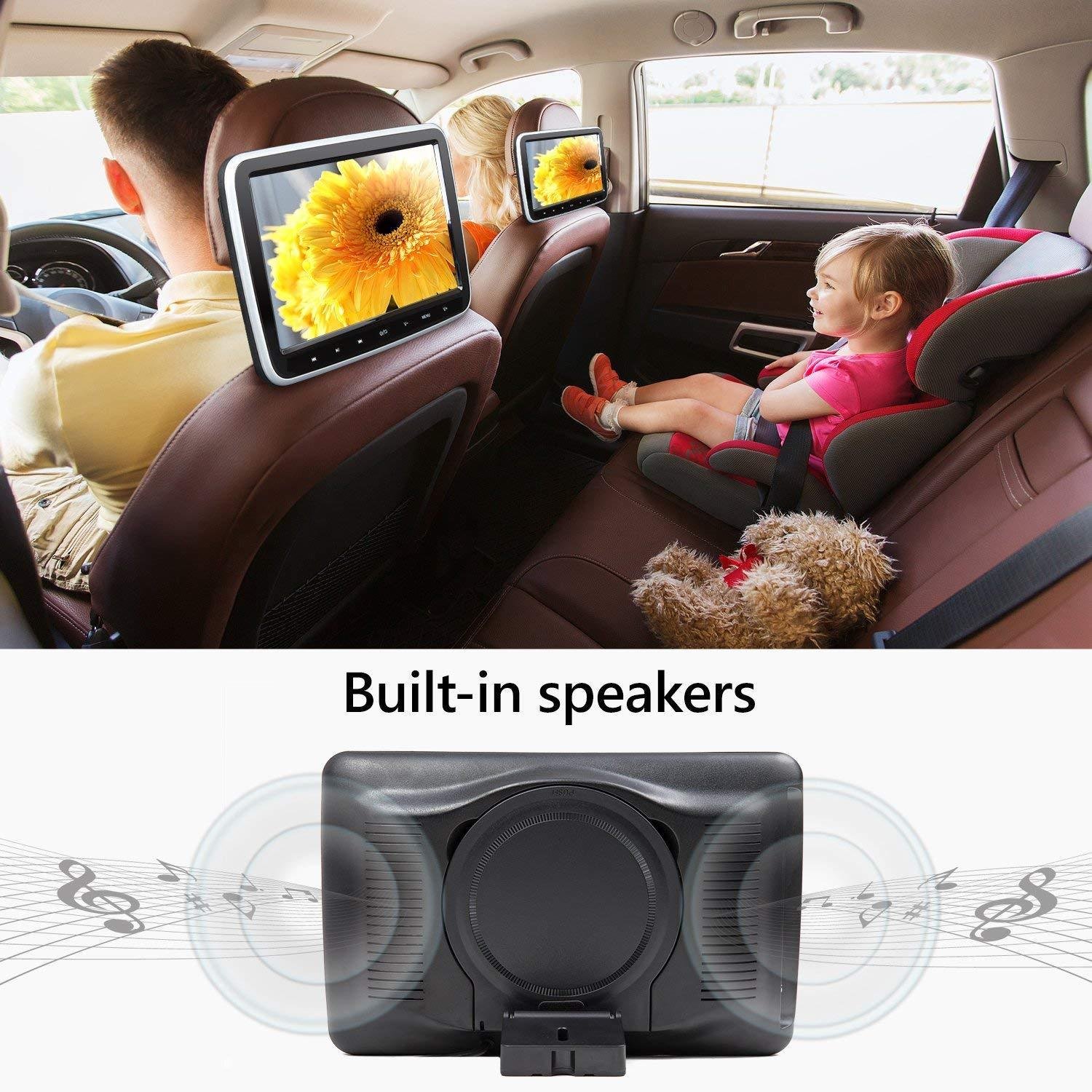 Eonon C1100A 10.1 Inch Headrest DVD Player Portable DVD Headrest