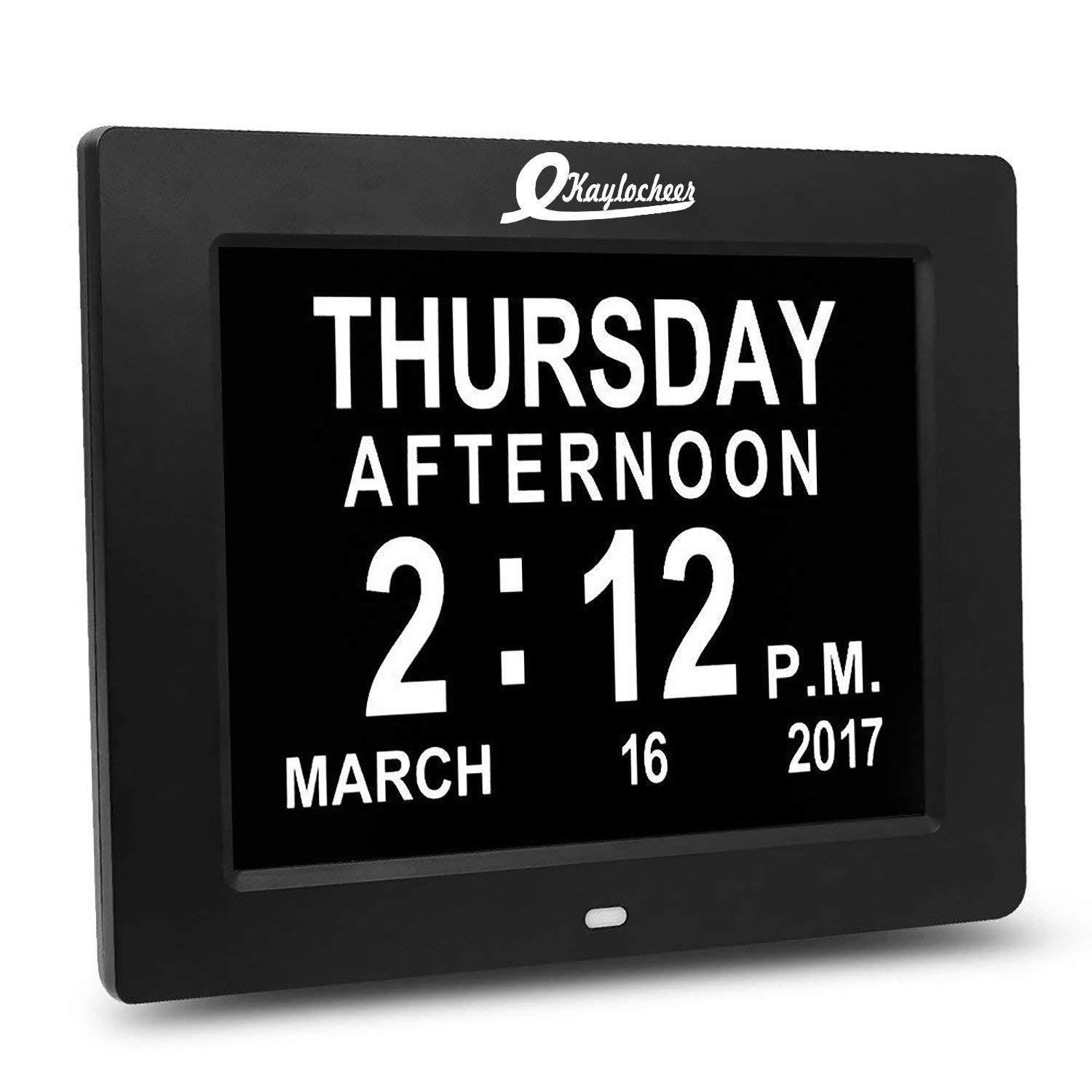 LED Large Numbers Digital Clock Electronic Calendars Day Date Clock