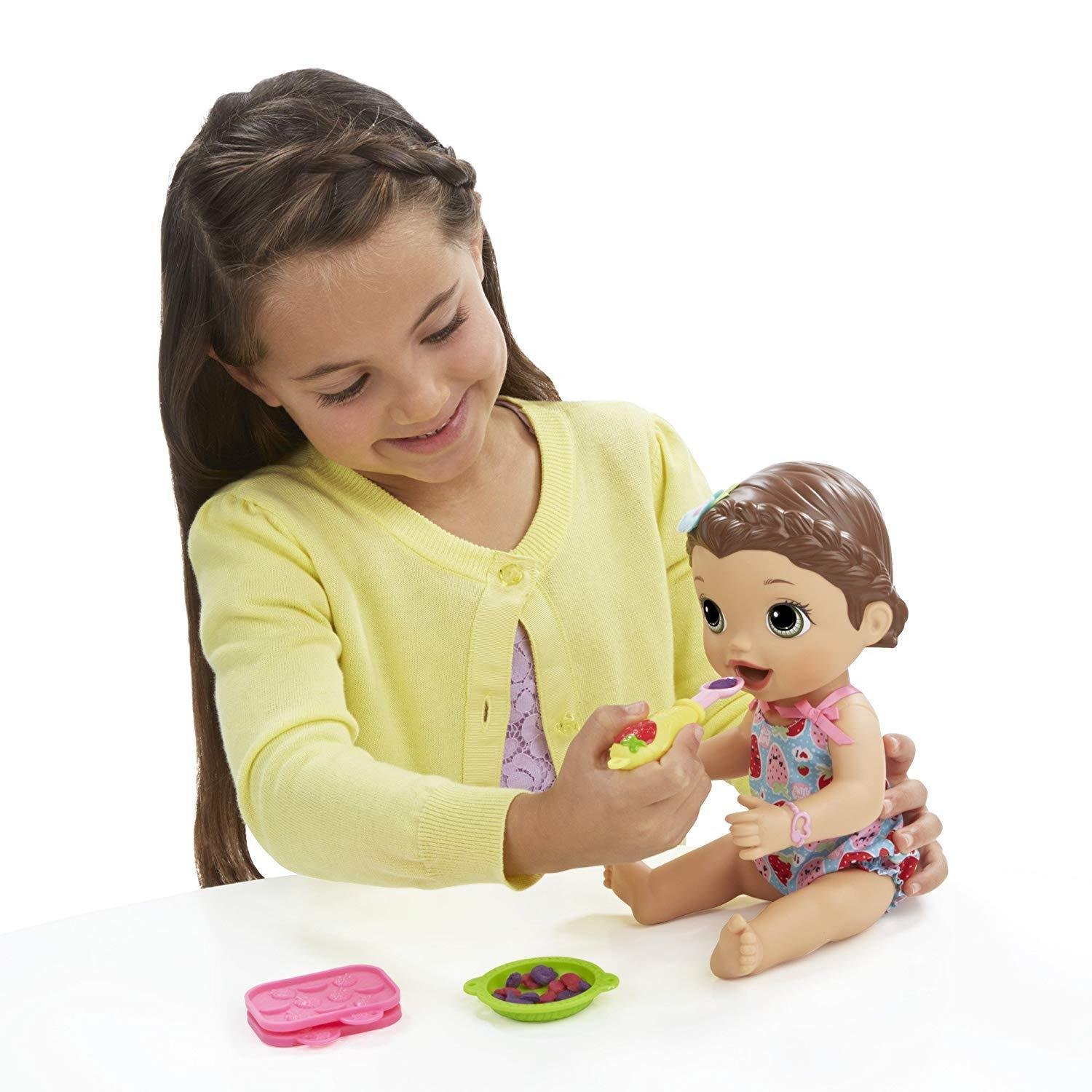 Baby Alive Super Snacks Snackin' Lily Brunette