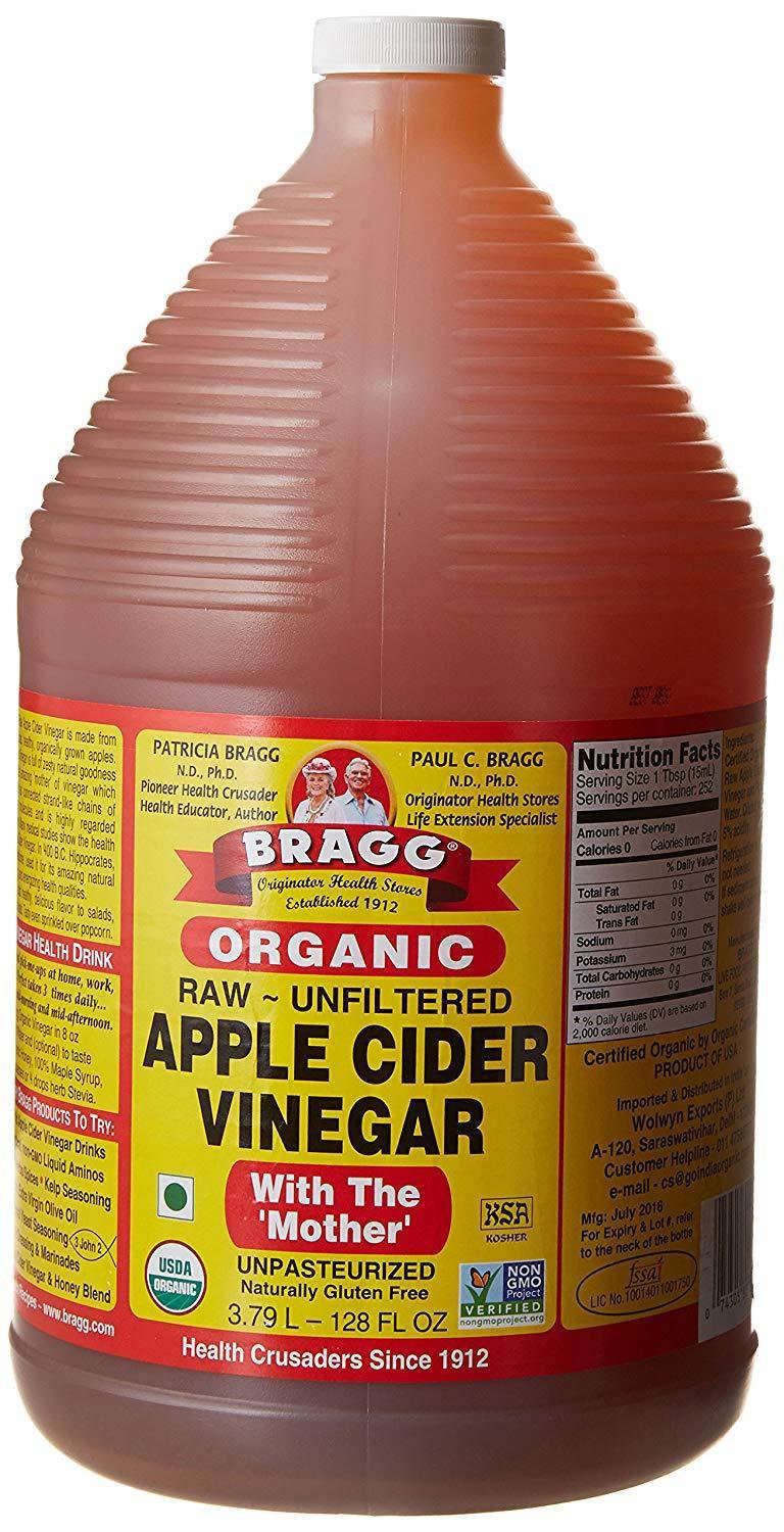 Bragg Apple Cider Vinegar 1 Gal 128 Oz