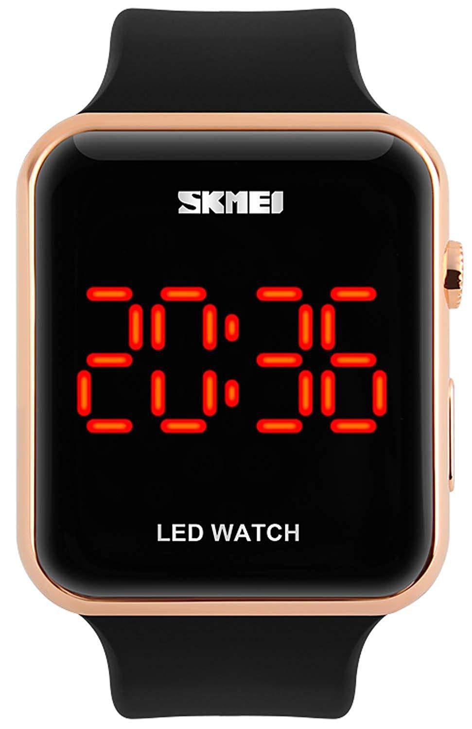 Недорогие наручные электронные часы. Часы унисекс SKMEI led watch. SKMEI часы электронные led watch. Часы SKMEI квадратные. SKMEI часы 12935441.