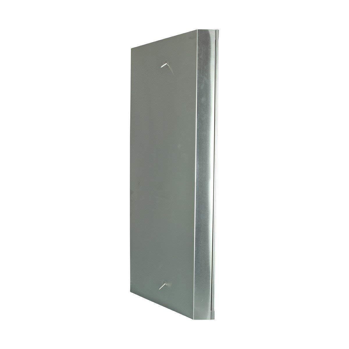 Renovator's Supply Wall Mount Corner Medicine Brushed Stainless