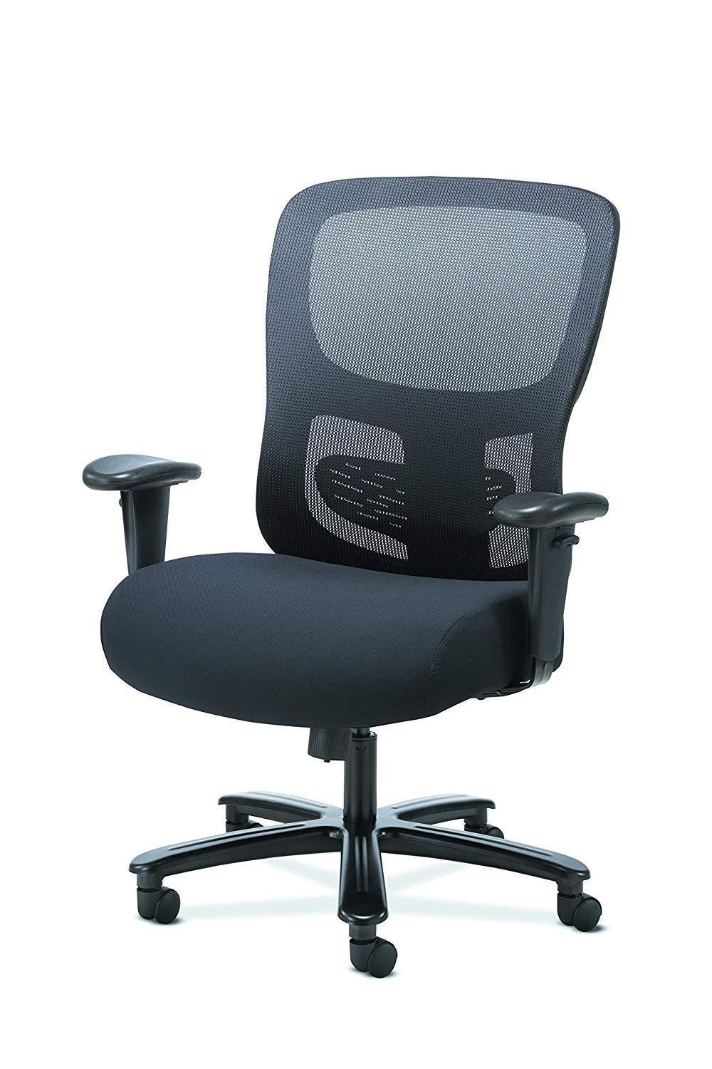 Sadie Big and Tall Office Computer Chair, Height Adjustable Arms with
