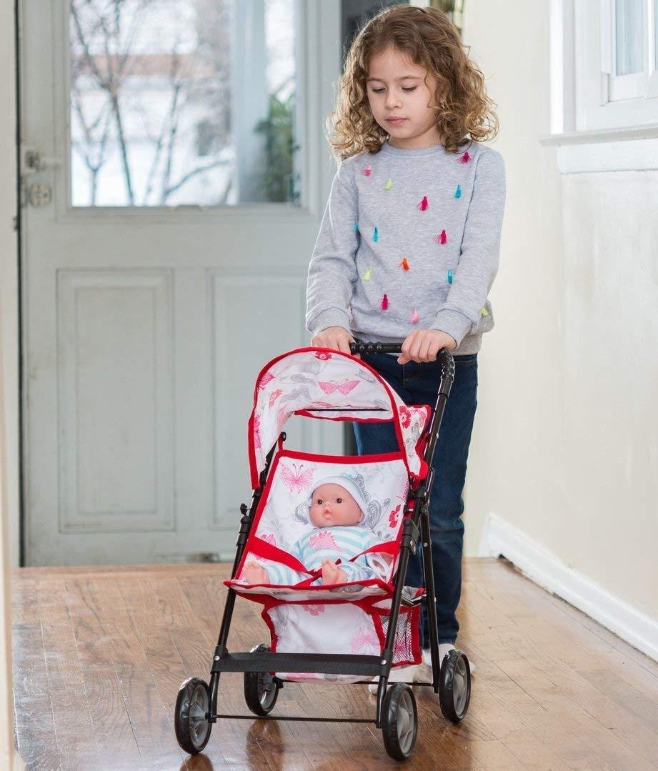 my first doll stroller denim