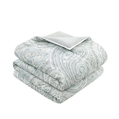 Comfort Spaces Kashmir Comforter Set 8 Piece Paisley Pattern
