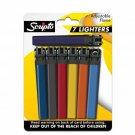 Scripto Lighter Views Adjustable Flame 7 Pack Disposable New