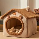 Foldable Pet House Removable Washable Cat House Puppy Cave Sofa Pet Bed House fo