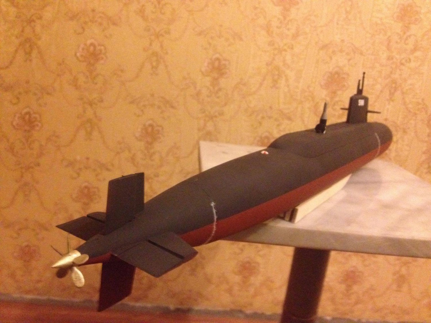 1:200 USS George Washington Class Submarine Vintage 1960 Year Complete ...