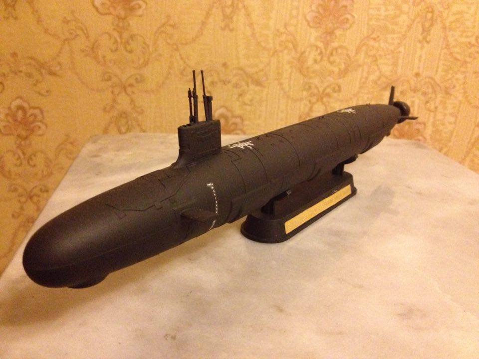 1350 USS Virginia class submarine complete model