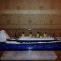 Titanic Ship White Star Line Cruise with iceberg diorama comlete model 1:700