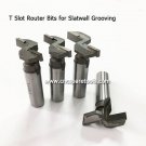 Customized T Slot Slatwall Router Cutter Bits for Slat Wall Grooving