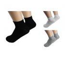 3 Pairs Women's Fashion Ankle Socks - Polyester, Comfort, Cute,Solid, Size 9-11