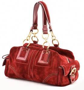 Coach F10061 Suede Soho Satchel shoulder bag Coach F10061 Suede Soho Satchel shoulder bag