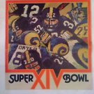 Super Bowl XIV Los Angeles Rams vs.Pittsburgh Steelers Globe Democrat Mag Paper