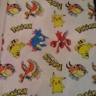 Vintage Original 90's Giant Pokemon Blanket by Disney 88"x 70" Pikachu Rare HTF!