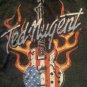 Vintage Ted Nugent Les Paul Shotgun T Shirt Rare Hard-To-Find Rock Collectible