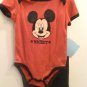 Mickey Mouse Infant Outfit Onesie & Pants New Size 3-6 Mos.