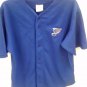 St.Louis Blues Vintage Button Down Polyester Shirt Size M NHL Hockey