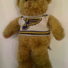 St.Louis Blues Plush Teddy Bear with White Home Jersey Vintage Rare Collectible