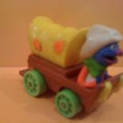 Vintage 1987 Playskool Sesame Street Diecast Grover Stagecoach Rare Collectible