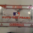 St.Louis Cardinals Steel License Plate Auto Tag Frame Brand New Factory Sealed