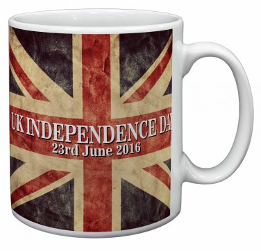 Brexit, British Flag Independence Day 2016 Coffee/Tea Mug Christmas Stocking Filler