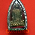Pra statue LP.DERM Wat Nhong Poh - ANTIQUE THAI BUDDHA AMULET PENDANT with Locket