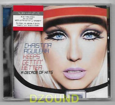 CHRISTINA AGUILERA - KEEPS GETTIN' BETTER : A DECADE OF HITS - PROMO CD 2008