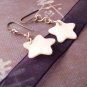 L'etoiles de soiree - sterling silver and mother of pearl earrings