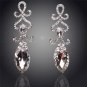 Crystal Chandelier Long Drop Earrings Bridal Chandelier Cubic Zirconia Earrings