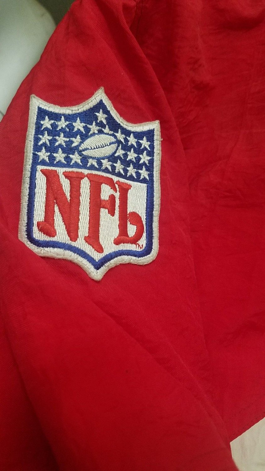NFL San Francisco 49er pull over jacket, size large,Vintage, super ...