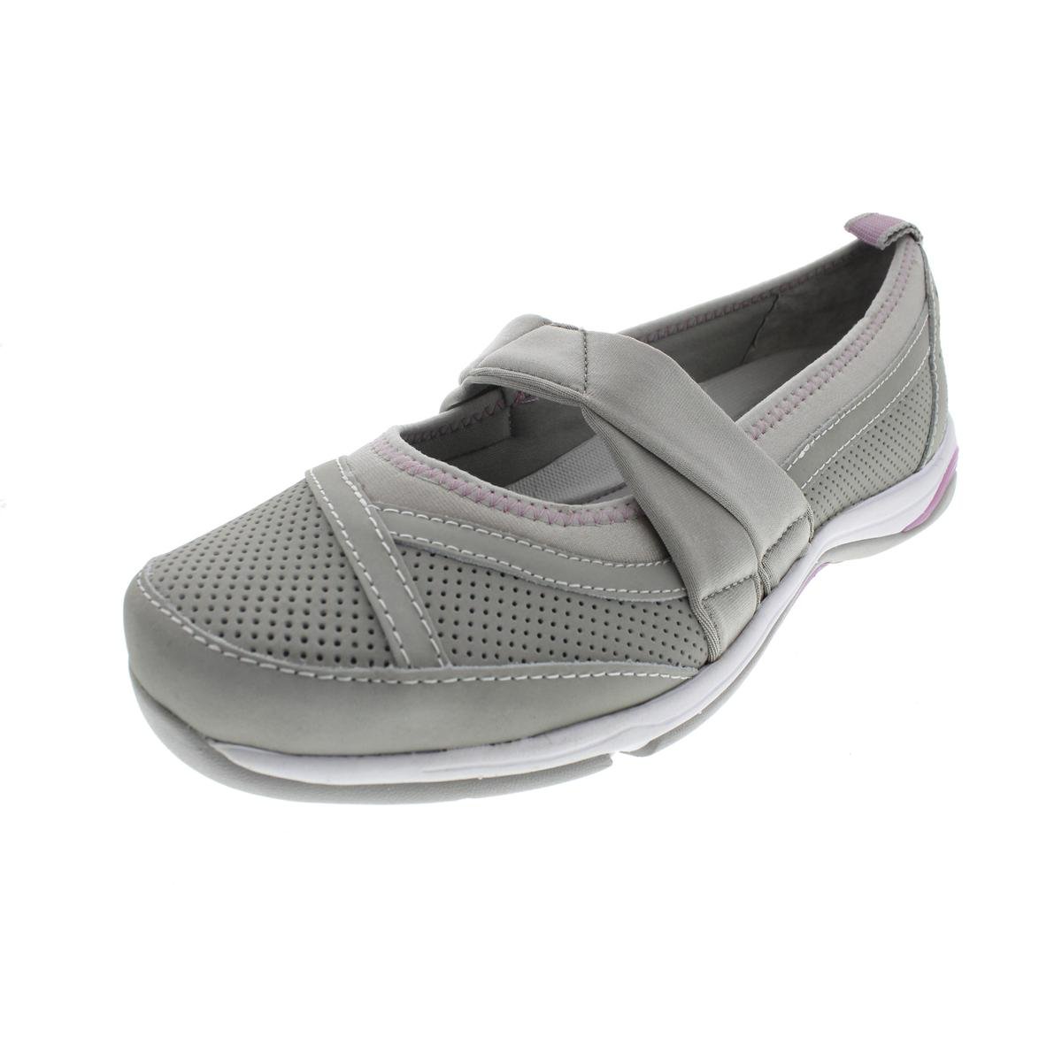 Ryka 3436 Womens Tensil Gray Leather Athletic Walking Shoes 12 Medium