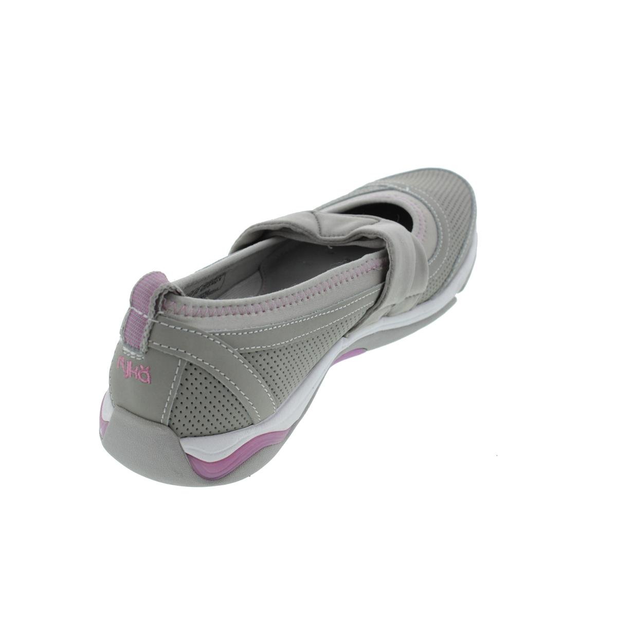Ryka 3436 Womens Tensil Gray Leather Athletic Walking Shoes 12 Medium