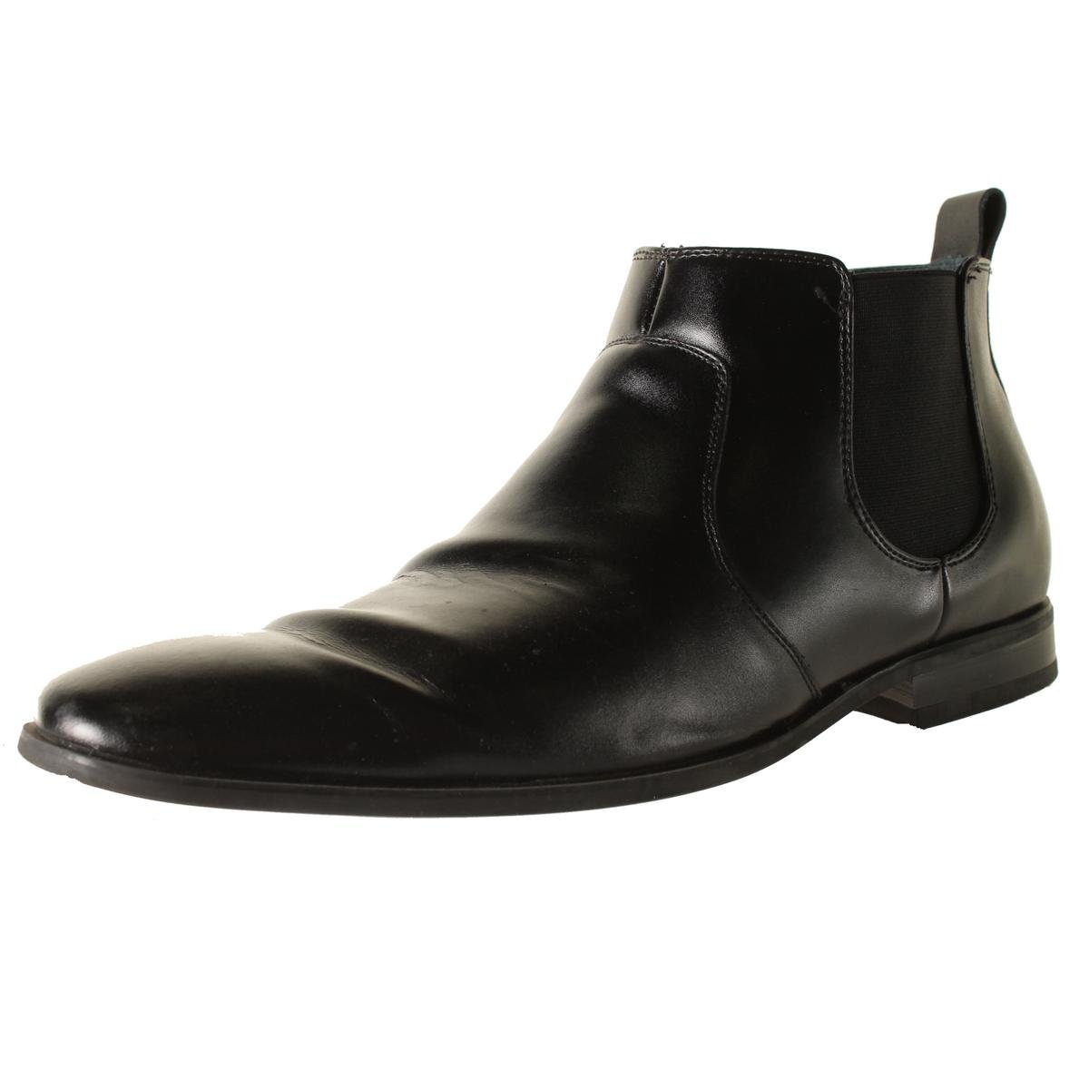 Giorgio Brutini 4520 Mens Black Leather Ankle Boots Shoes 12 Medium (D ...