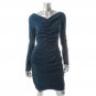 Zac Posen 5140 Womens Blue Lined Crepe Cocktail Dress 2 BHFO