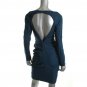 Zac Posen 5140 Womens Blue Lined Crepe Cocktail Dress 2 BHFO
