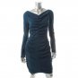 Zac Posen 5140 Womens Blue Lined Crepe Cocktail Dress 2 BHFO