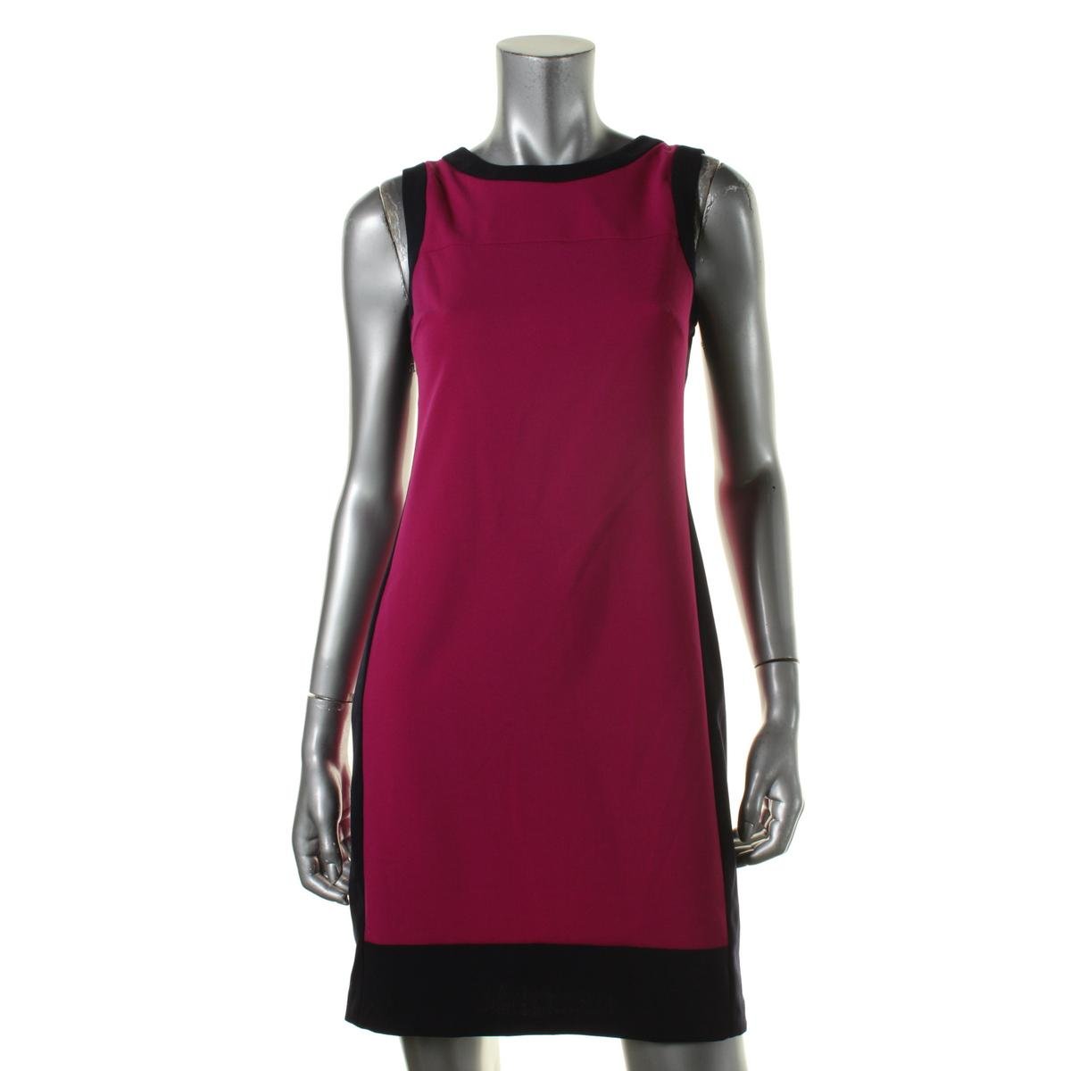 Lauren Ralph Lauren 2544 Womens Colorblock Sleeveless Wear to Work ...
