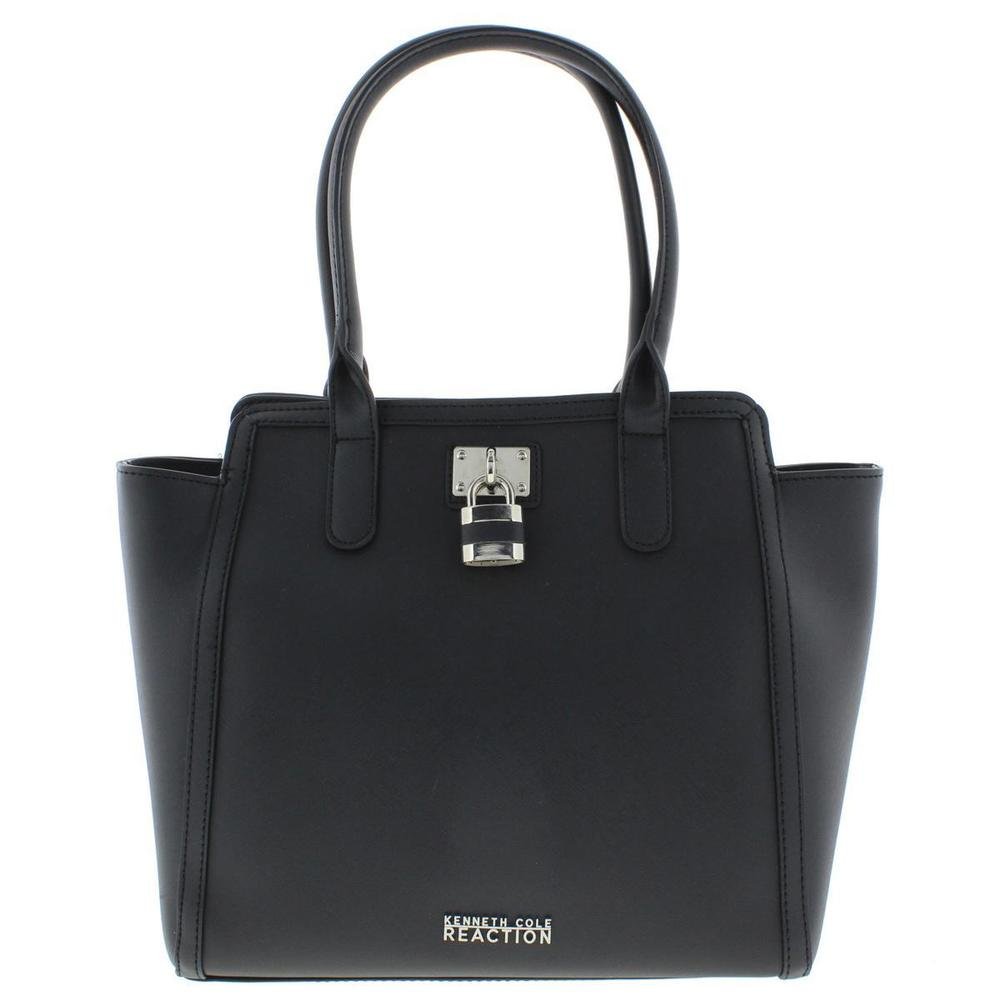 Cole Reaction 6491 Womens Tourist Black Shopper Handbag Purse Large BHFO