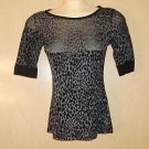 DOTS JRS X SMALL LIGHTWEIGHT PRINTED BLACK TOP NICE